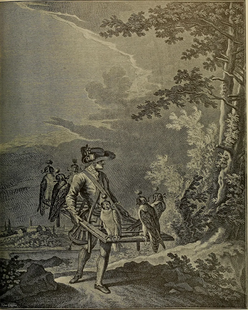 An illustration from Sport in art; an iconography of sport during four hundred years from the beginning of the fifteenth of the end of the eighteenth centuries, 1913, leaf 306