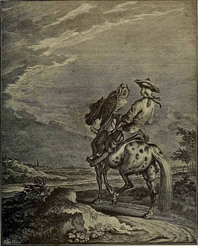 An illustration from Sport in art; an iconography of sport during four hundred years from the beginning of the fifteenth of the end of the eighteenth centuries, 1913, leaf 310