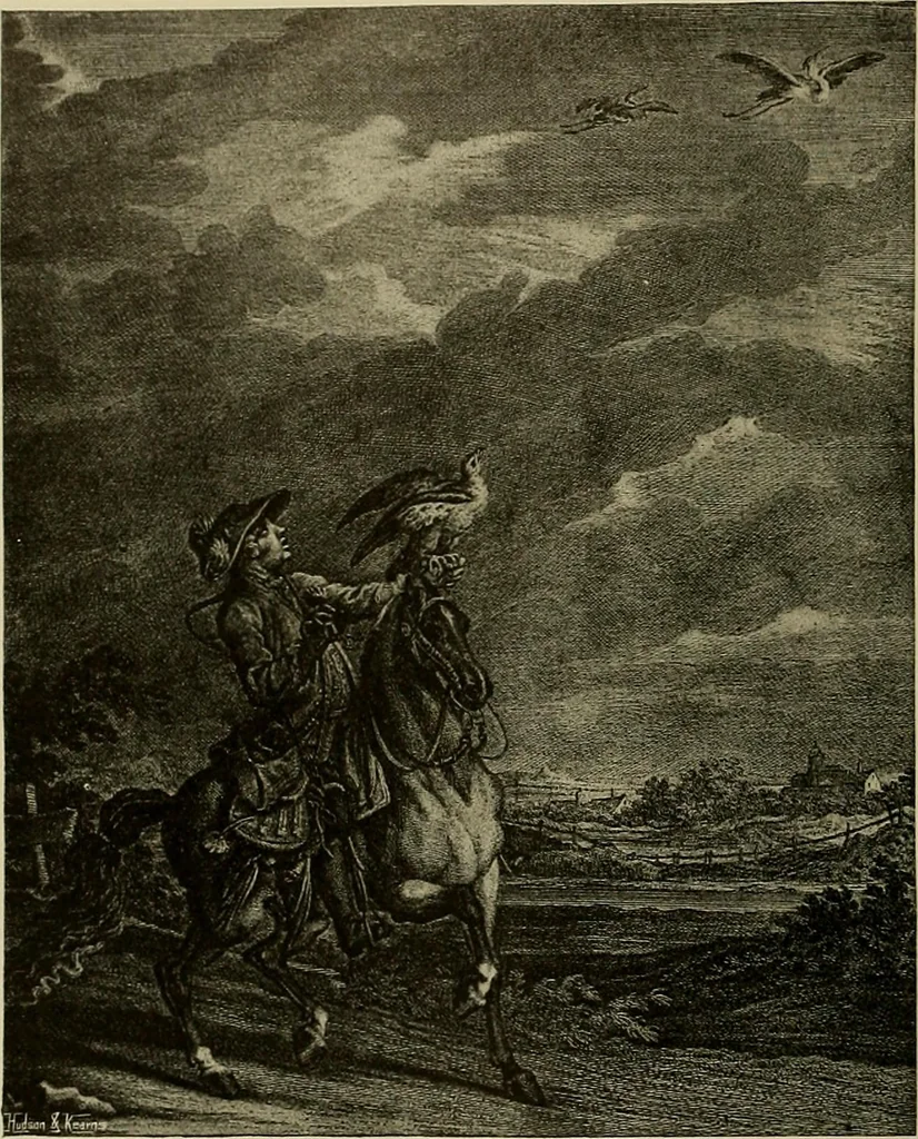 An illustration from Sport in art; an iconography of sport during four hundred years from the beginning of the fifteenth of the end of the eighteenth centuries, 1913, leaf 315