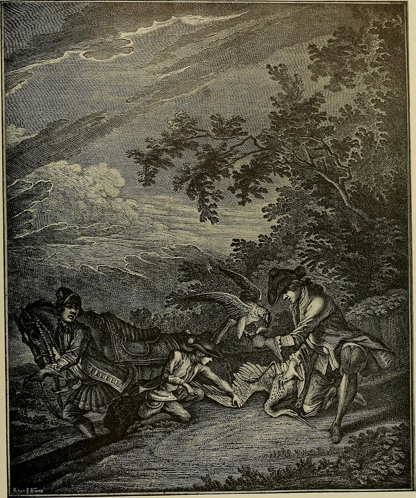 An illustration from Sport in art; an iconography of sport during four hundred years from the beginning of the fifteenth of the end of the eighteenth centuries, 1913, leaf 320