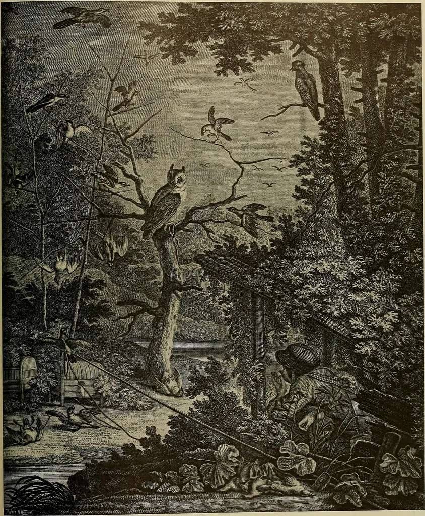 An illustration from Sport in art; an iconography of sport during four hundred years from the beginning of the fifteenth of the end of the eighteenth centuries, 1913, leaf 332