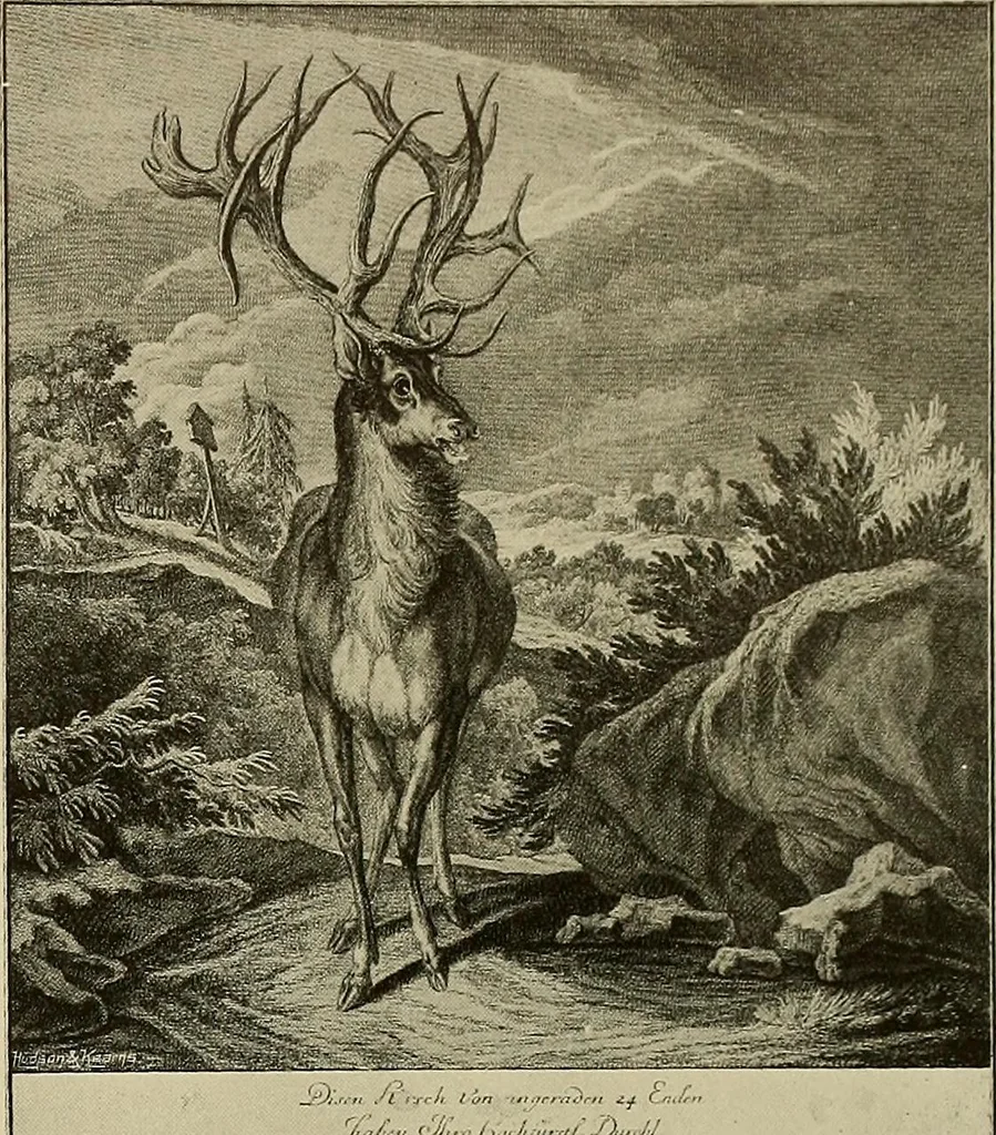 An illustration from Sport in art; an iconography of sport during four hundred years from the beginning of the fifteenth of the end of the eighteenth centuries, 1913, leaf 342