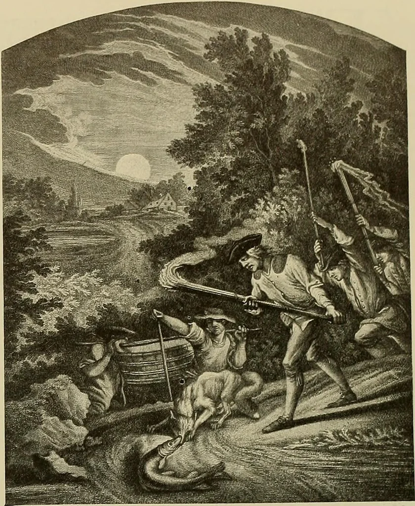 An illustration from Sport in art; an iconography of sport during four hundred years from the beginning of the fifteenth of the end of the eighteenth centuries, 1913, leaf 346