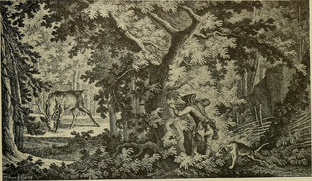An illustration from Sport in art; an iconography of sport during four hundred years from the beginning of the fifteenth of the end of the eighteenth centuries, 1913, leaf 350