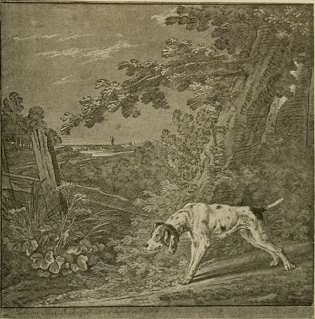 An illustration from Sport in art; an iconography of sport during four hundred years from the beginning of the fifteenth of the end of the eighteenth centuries, 1913, leaf 362