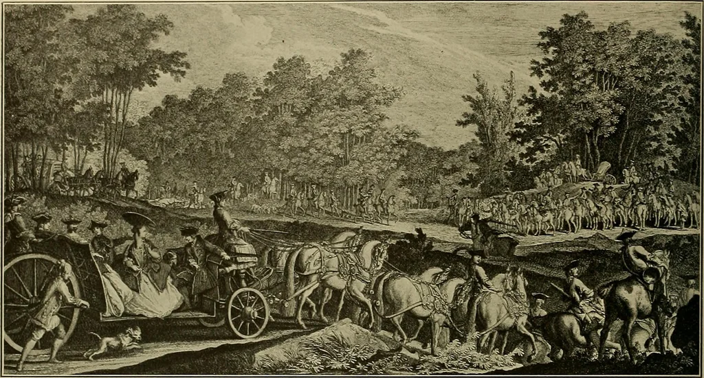 An illustration from Sport in art; an iconography of sport during four hundred years from the beginning of the fifteenth of the end of the eighteenth centuries, 1913, leaf 363