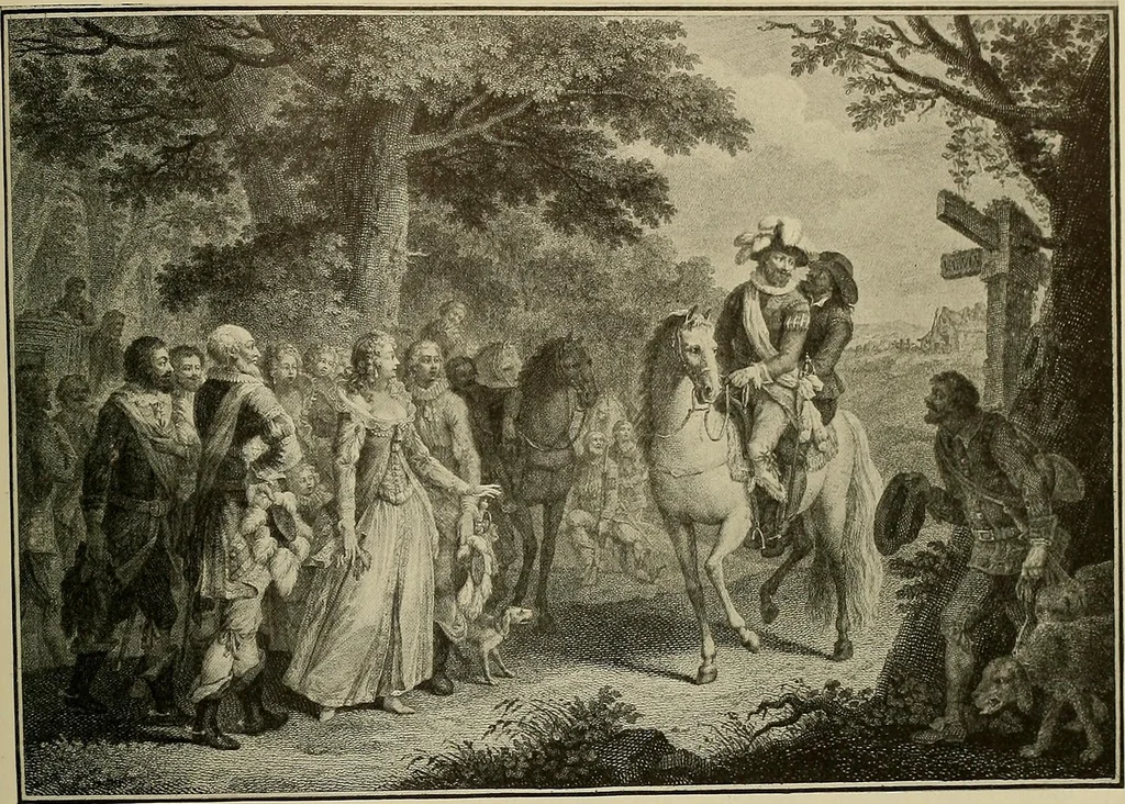 An illustration from Sport in art; an iconography of sport during four hundred years from the beginning of the fifteenth of the end of the eighteenth centuries, 1913, leaf 374