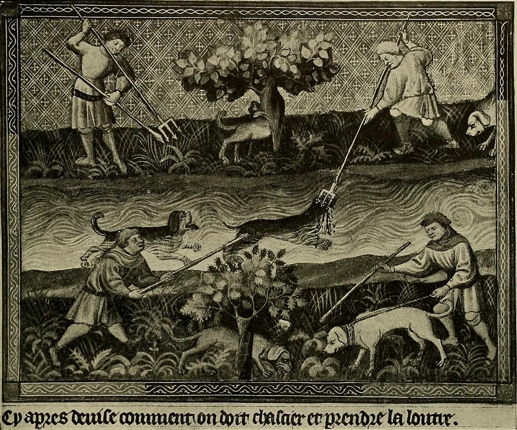An illustration from Sport in art; an iconography of sport during four hundred years from the beginning of the fifteenth of the end of the eighteenth centuries, 1913, leaf 46