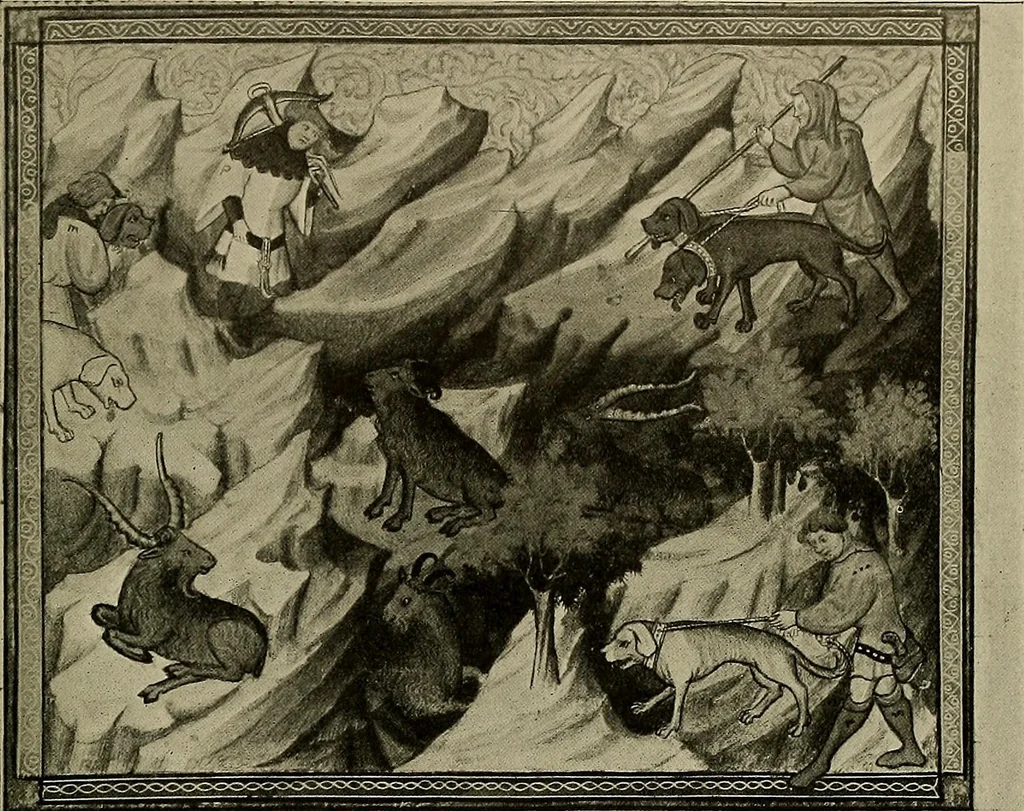 An illustration from Sport in art; an iconography of sport during four hundred years from the beginning of the fifteenth of the end of the eighteenth centuries, 1913, leaf 50