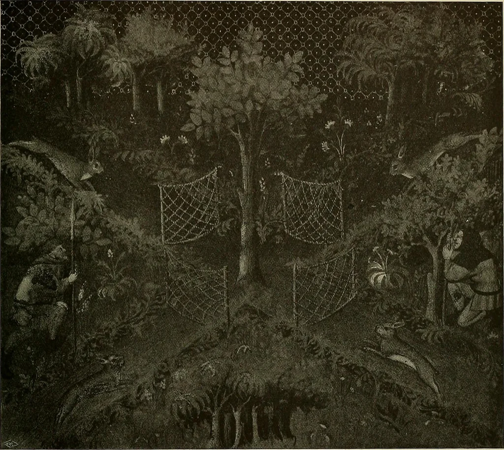 An illustration from Sport in art; an iconography of sport during four hundred years from the beginning of the fifteenth of the end of the eighteenth centuries, 1913, leaf 60