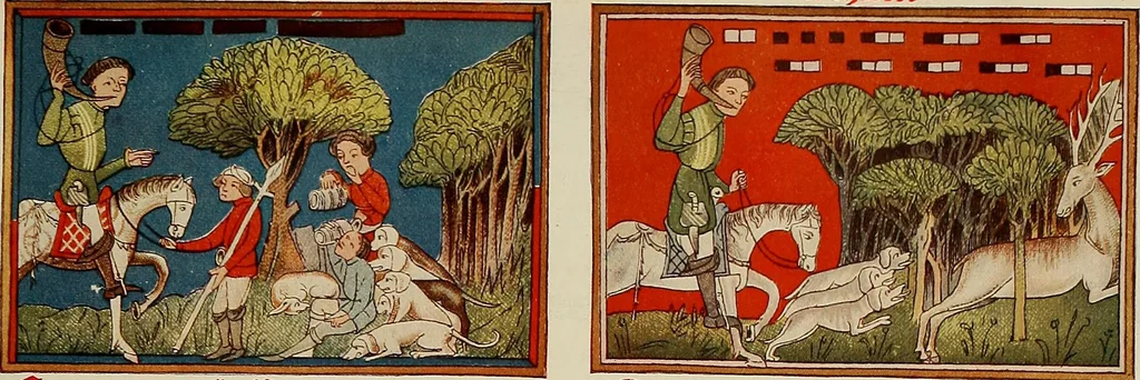 An illustration from Sport in art; an iconography of sport during four hundred years from the beginning of the fifteenth of the end of the eighteenth centuries, 1913, leaf 64