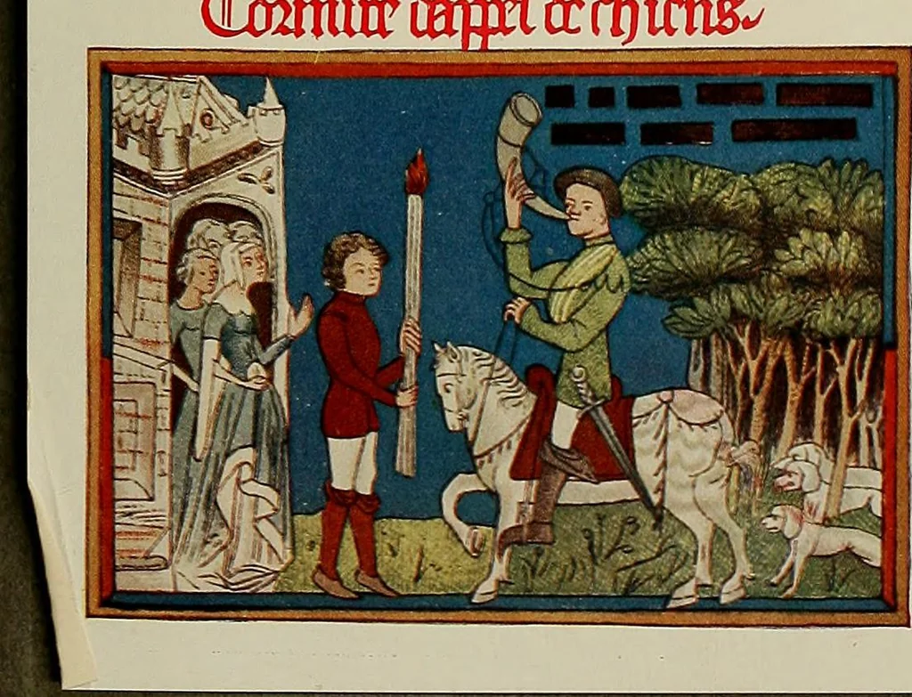 An illustration from Sport in art; an iconography of sport during four hundred years from the beginning of the fifteenth of the end of the eighteenth centuries, 1913, leaf 64