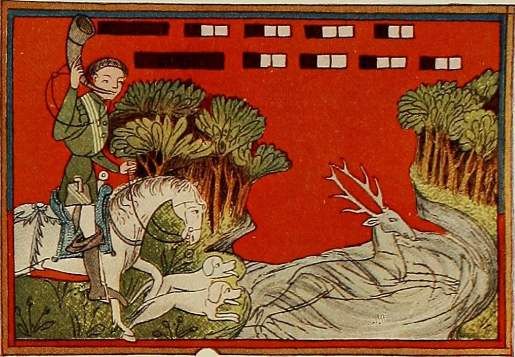 An illustration from Sport in art; an iconography of sport during four hundred years from the beginning of the fifteenth of the end of the eighteenth centuries, 1913, leaf 64