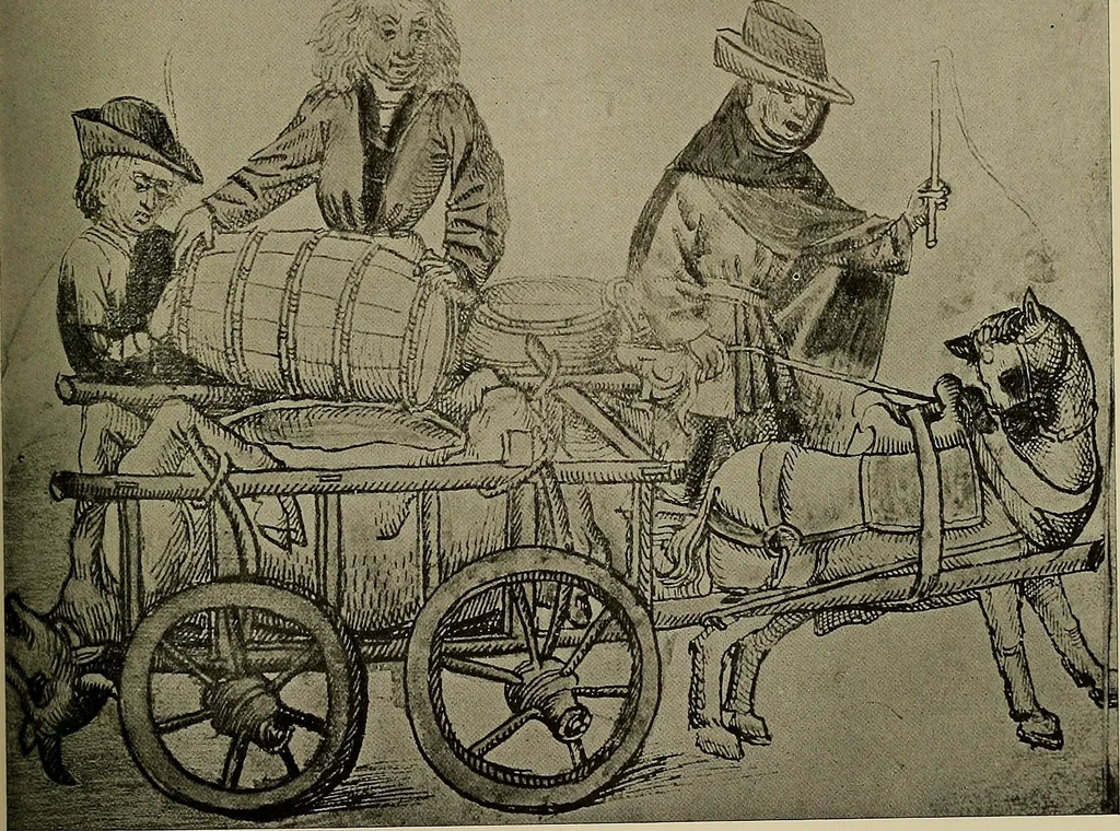 An illustration from Sport in art; an iconography of sport during four hundred years from the beginning of the fifteenth of the end of the eighteenth centuries, 1913, leaf 68