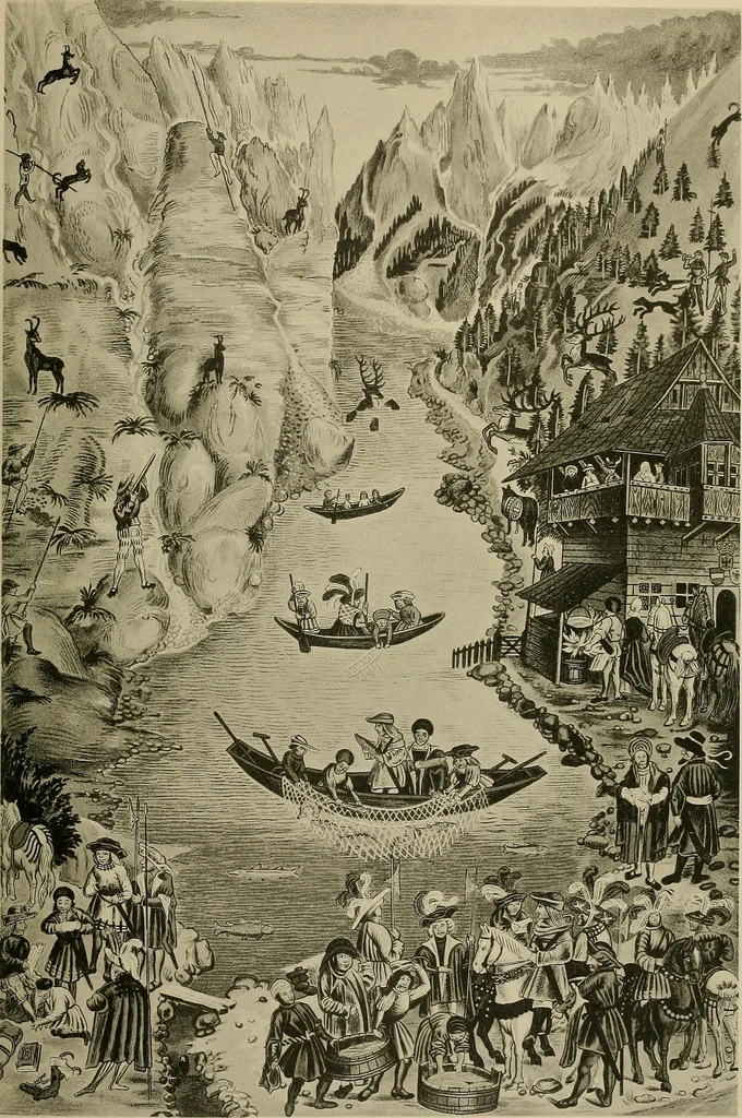An illustration from Sport in art; an iconography of sport during four hundred years from the beginning of the fifteenth of the end of the eighteenth centuries, 1913, leaf 86