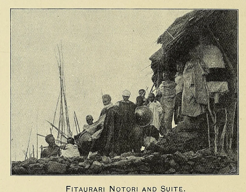 An illustration from A sporting trip through Abyssinia : a narrative of a nine months' journey from the plains of the Hawash to the snows of Simien, with a description of the game, from elephant to ibex, and notes on the manners and customs of the natives, 1902, leaf 246