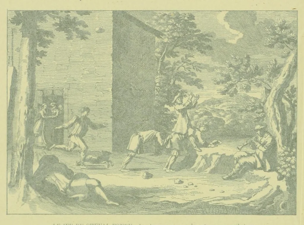 An illustration from Sports et jeux d'adresse, 1903, leaf 454