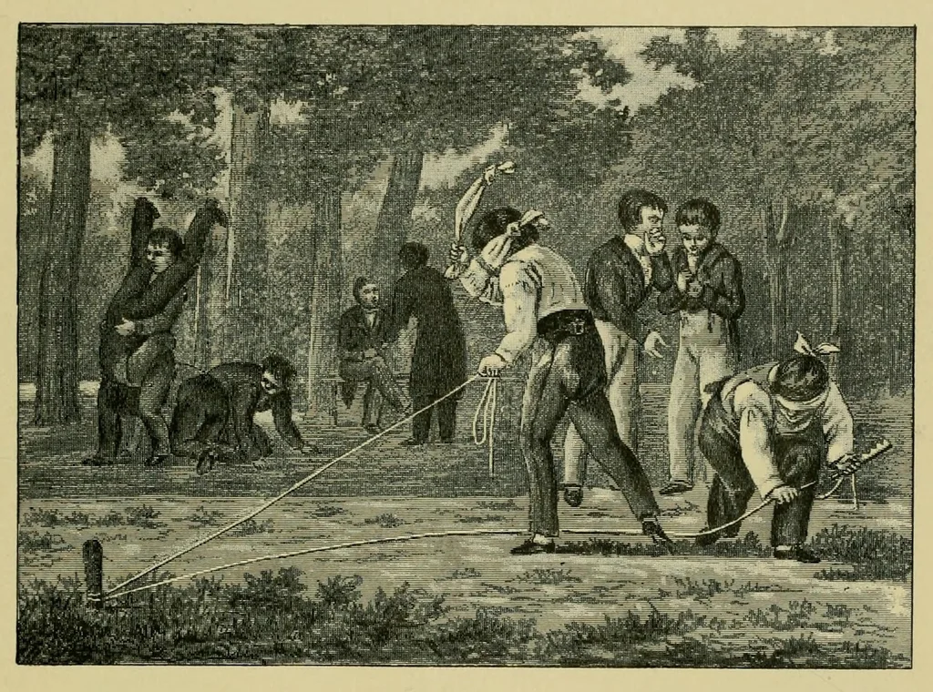 An illustration from Sports et jeux d'adresse, 1903, leaf 47