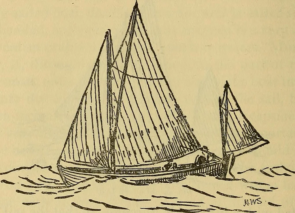 An illustration from Sports and games, 1903, leaf 157