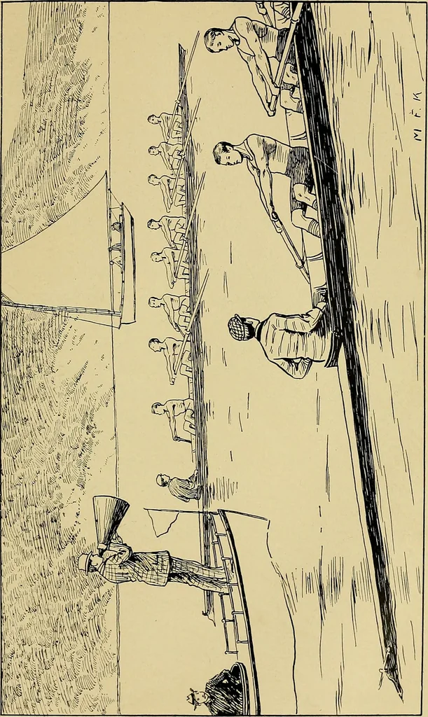 An illustration from Sports and games, 1903, leaf 228