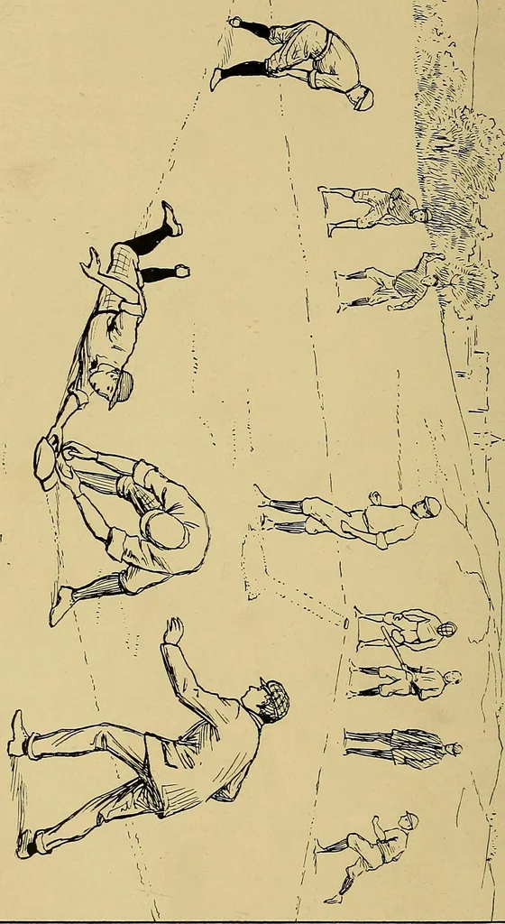 An illustration from Sports and games, 1903, leaf 269
