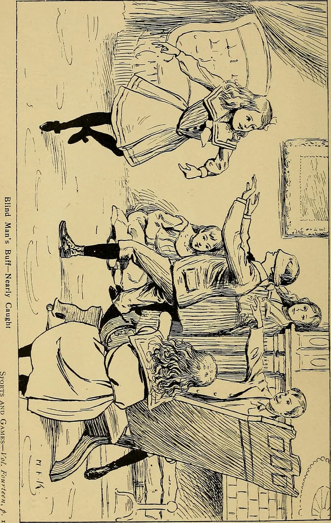 An illustration from Sports and games, 1903, leaf 27
