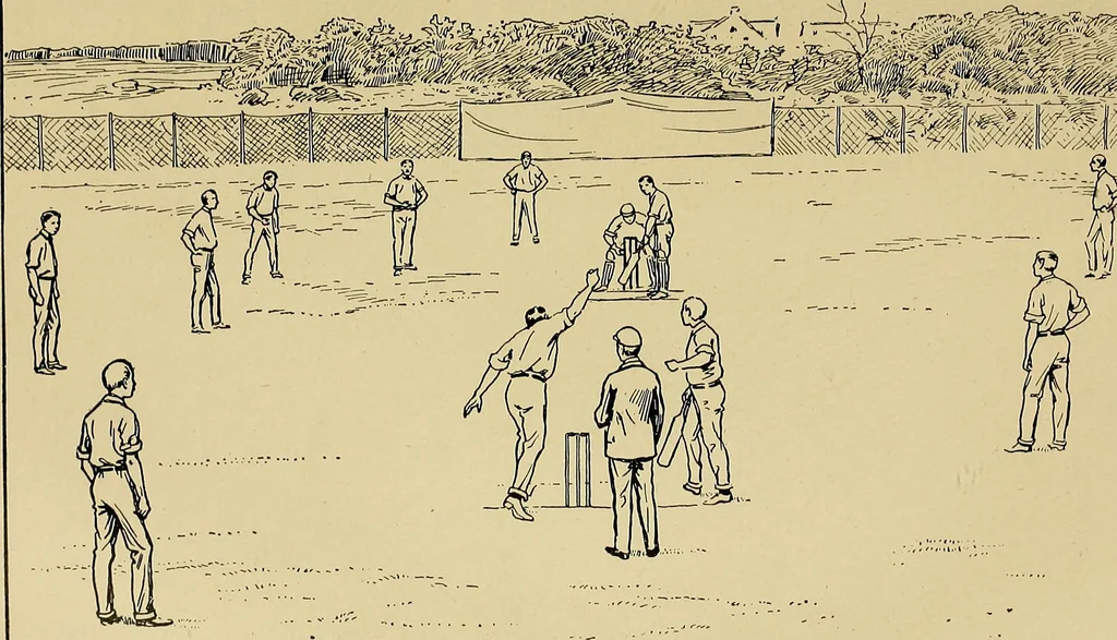An illustration from Sports and games, 1903, leaf 318