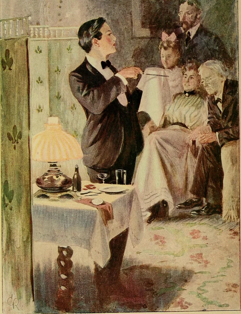 An illustration from Sports and games, 1903, leaf 9