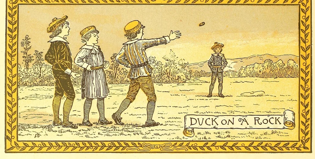 An illustration from Sports of all sorts, 1890, leaf 20