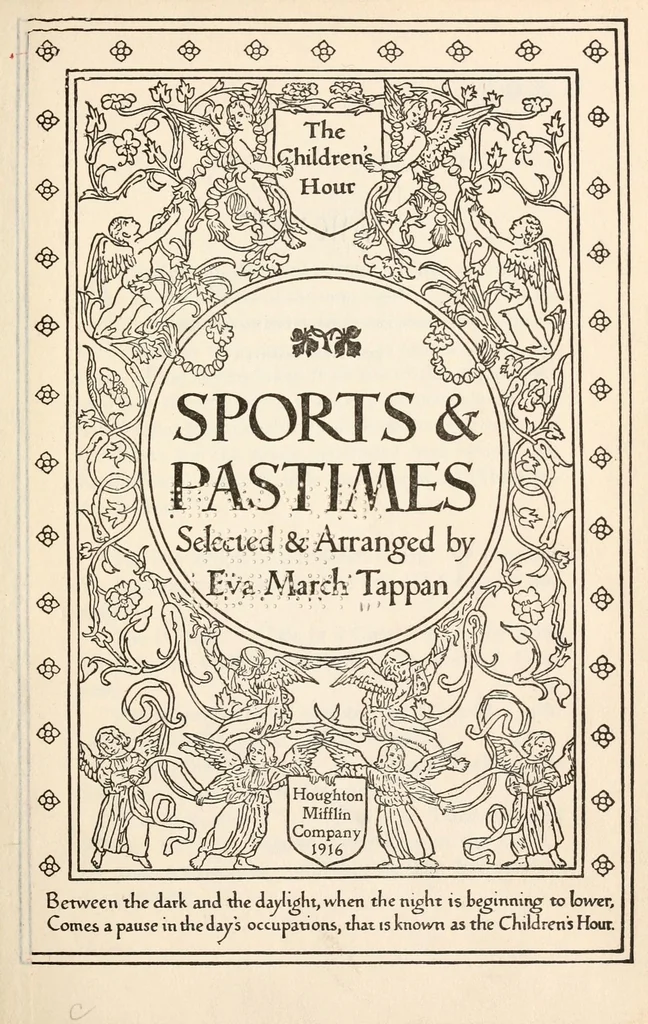 An illustration from Sports & pastimes, 1916, leaf 11