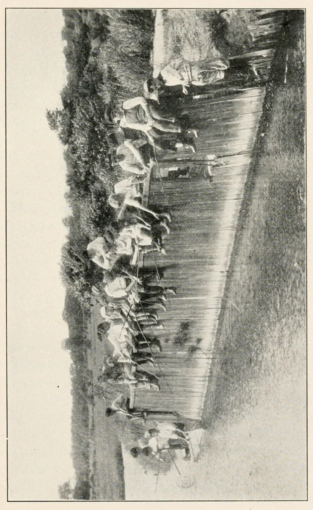 An illustration from Sports & pastimes, 1916, leaf 171