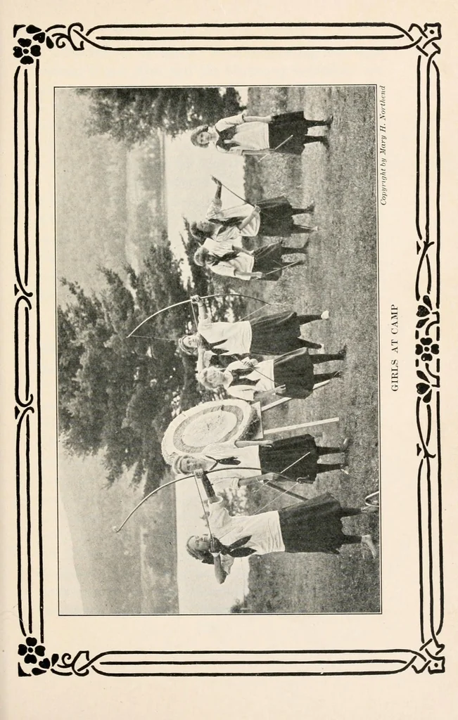 An illustration from Sports & pastimes, 1916, leaf 53