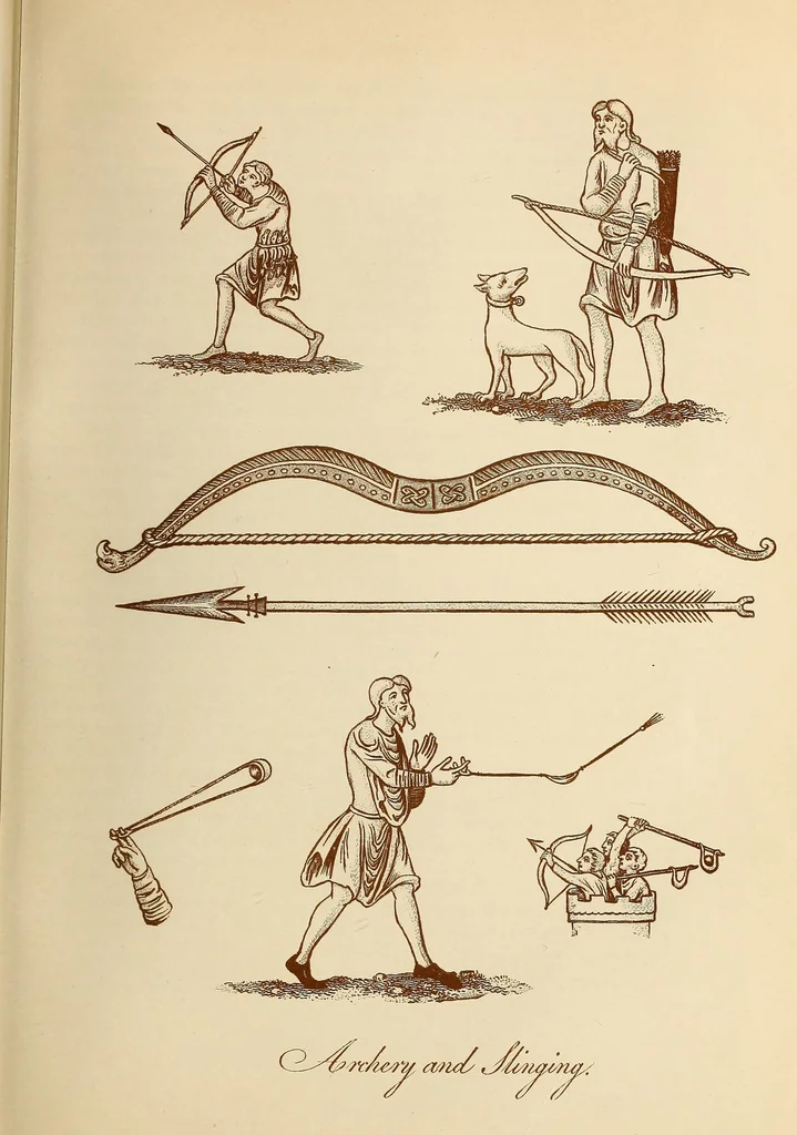 An illustration from The sports and pastimes of the people of England. From the earliest period, including the rural and domestic recreations, May games, mummeries, pageants, processions and pompous spectacles, 1903, leaf 111