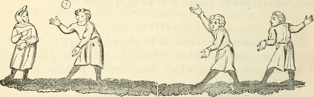 An illustration from The sports and pastimes of the people of England : Including the rural and domestic recreations, May games, mummeries, shows, processions, pageants, and pompous spectacles, from the earliest period to the present time, 1845, leaf 163