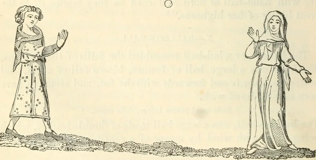 An illustration from The sports and pastimes of the people of England : Including the rural and domestic recreations, May games, mummeries, shows, processions, pageants, and pompous spectacles, from the earliest period to the present time, 1845, leaf 163
