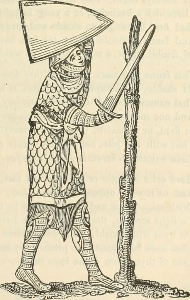 An illustration from The sports and pastimes of the people of England : Including the rural and domestic recreations, May games, mummeries, shows, processions, pageants, and pompous spectacles, from the earliest period to the present time, 1845, leaf 180