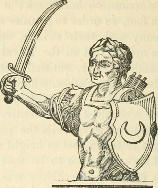 An illustration from The sports and pastimes of the people of England : Including the rural and domestic recreations, May games, mummeries, shows, processions, pageants, and pompous spectacles, from the earliest period to the present time, 1845, leaf 181