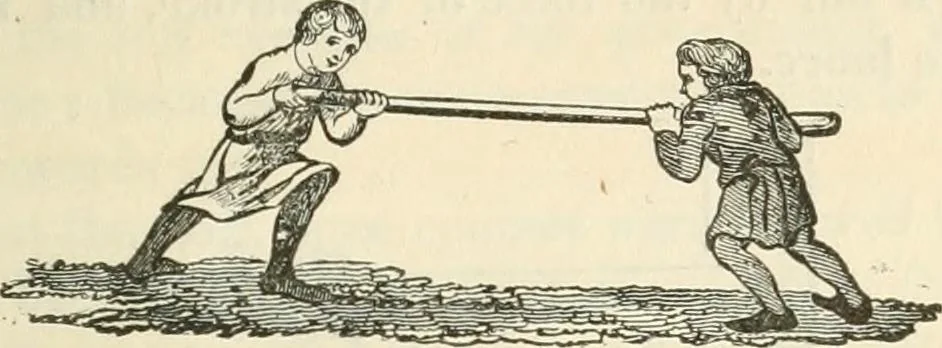 An illustration from The sports and pastimes of the people of England : Including the rural and domestic recreations, May games, mummeries, shows, processions, pageants, and pompous spectacles, from the earliest period to the present time, 1845, leaf 190