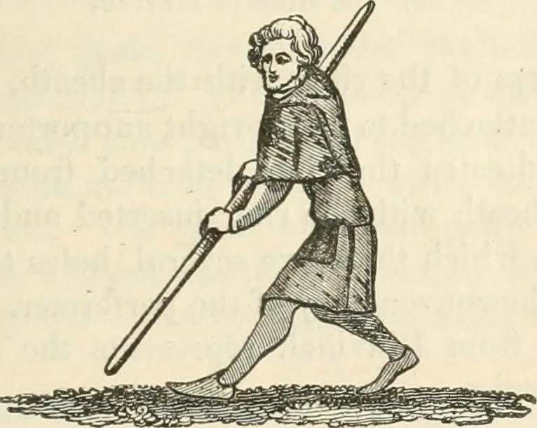 An illustration from The sports and pastimes of the people of England : Including the rural and domestic recreations, May games, mummeries, shows, processions, pageants, and pompous spectacles, from the earliest period to the present time, 1845, leaf 190