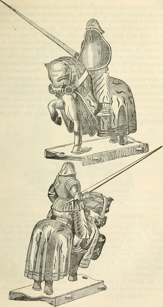 An illustration from The sports and pastimes of the people of England : Including the rural and domestic recreations, May games, mummeries, shows, processions, pageants, and pompous spectacles, from the earliest period to the present time, 1845, leaf 212