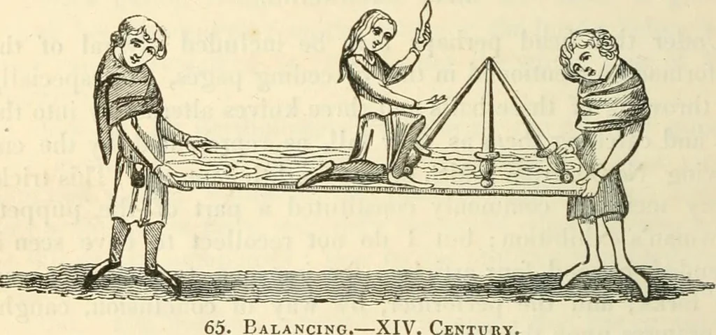 An illustration from The sports and pastimes of the people of England : Including the rural and domestic recreations, May games, mummeries, shows, processions, pageants, and pompous spectacles, from the earliest period to the present time, 1845, leaf 299