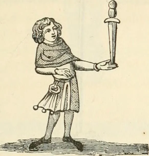 An illustration from The sports and pastimes of the people of England : Including the rural and domestic recreations, May games, mummeries, shows, processions, pageants, and pompous spectacles, from the earliest period to the present time, 1845, leaf 300