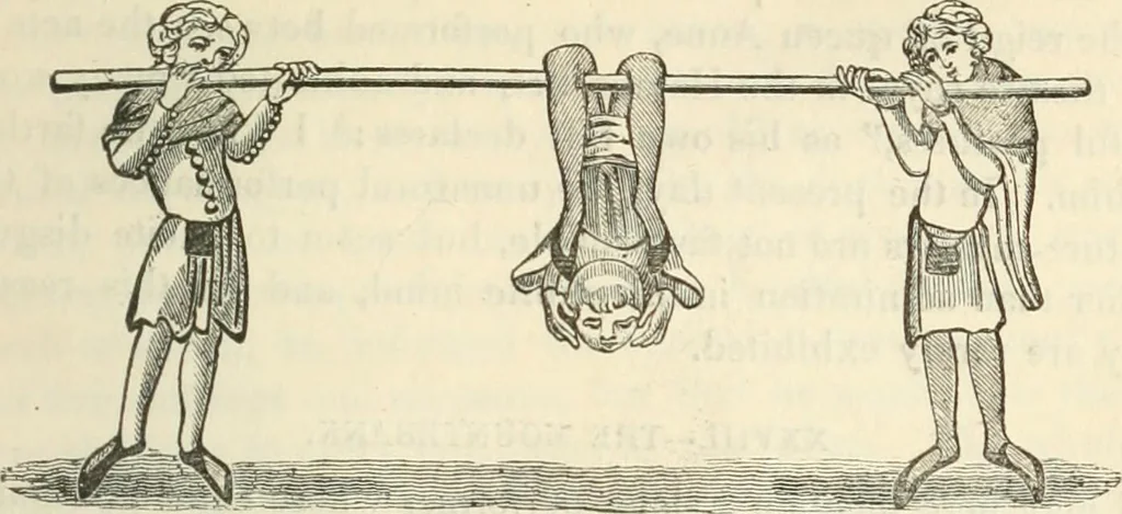 An illustration from The sports and pastimes of the people of England : Including the rural and domestic recreations, May games, mummeries, shows, processions, pageants, and pompous spectacles, from the earliest period to the present time, 1845, leaf 302