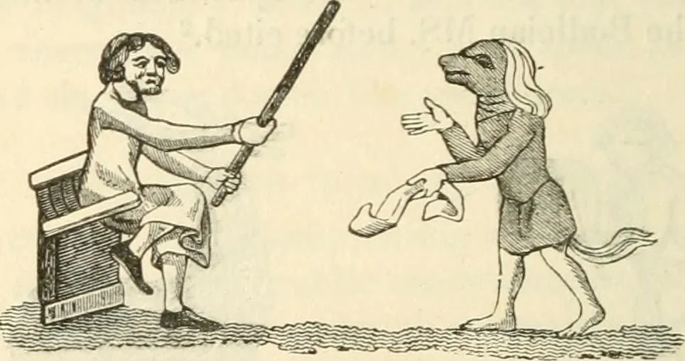 An illustration from The sports and pastimes of the people of England : Including the rural and domestic recreations, May games, mummeries, shows, processions, pageants, and pompous spectacles, from the earliest period to the present time, 1845, leaf 321
