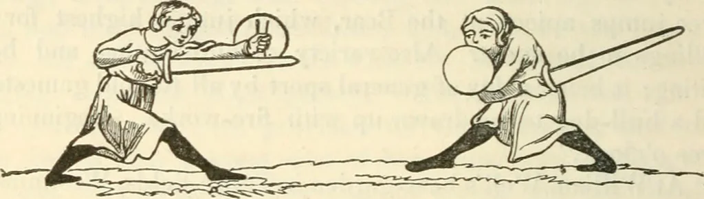 An illustration from The sports and pastimes of the people of England : Including the rural and domestic recreations, May games, mummeries, shows, processions, pageants, and pompous spectacles, from the earliest period to the present time, 1845, leaf 327