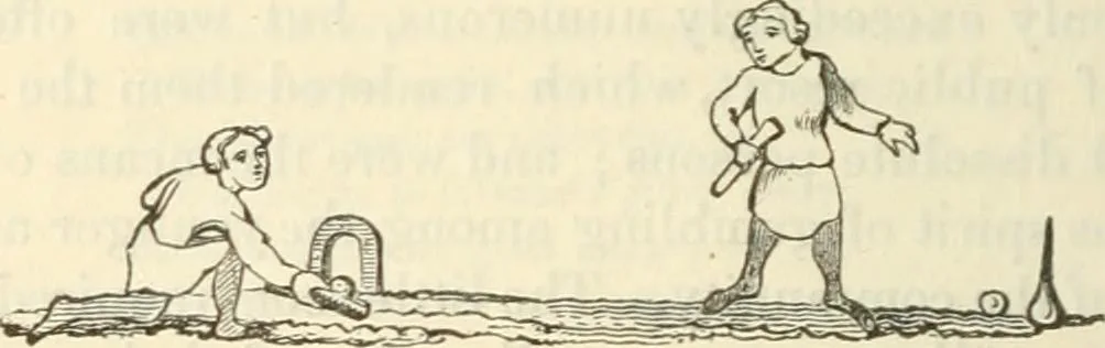 An illustration from The sports and pastimes of the people of England : Including the rural and domestic recreations, May games, mummeries, shows, processions, pageants, and pompous spectacles, from the earliest period to the present time, 1845, leaf 337