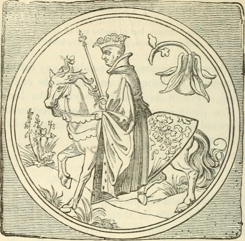 An illustration from The sports and pastimes of the people of England : Including the rural and domestic recreations, May games, mummeries, shows, processions, pageants, and pompous spectacles, from the earliest period to the present time, 1845, leaf 397
