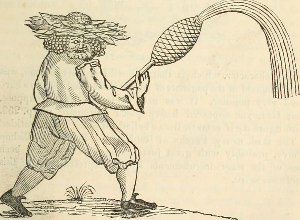 An illustration from The sports and pastimes of the people of England : Including the rural and domestic recreations, May games, mummeries, shows, processions, pageants, and pompous spectacles, from the earliest period to the present time, 1845, leaf 444