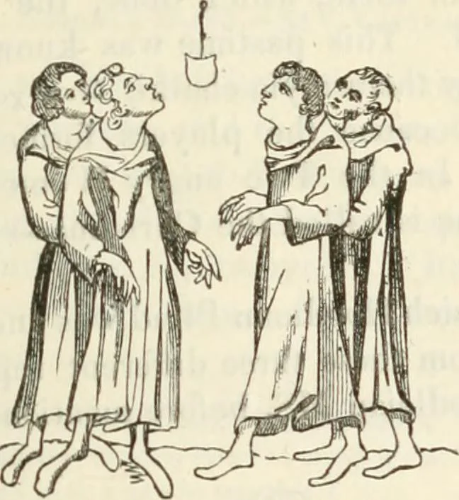 An illustration from The sports and pastimes of the people of England : Including the rural and domestic recreations, May games, mummeries, shows, processions, pageants, and pompous spectacles, from the earliest period to the present time, 1845, leaf 458