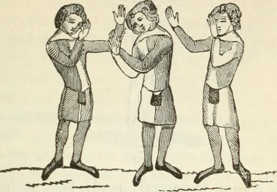 An illustration from The sports and pastimes of the people of England : Including the rural and domestic recreations, May games, mummeries, shows, processions, pageants, and pompous spectacles, from the earliest period to the present time, 1845, leaf 468